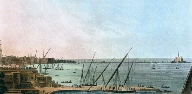 Se construye el puerto de Alejandría, primer puerto artificial