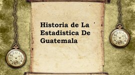 Timeline: Historia de la Estadística en Guatemala