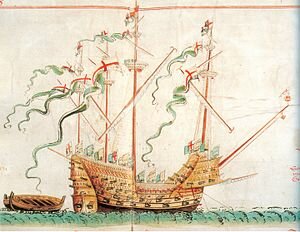 Se bota el barco “Great Harry” el más grande del mundo hasta entonces, con un peso de mil toneladas y 700 hombres de tripulación