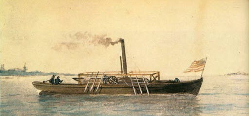 Se construye el barco de vapor por John Fitch