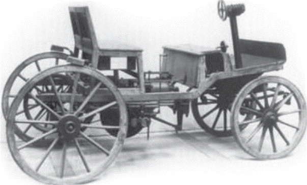 Aplicación del motor de combustión interna a la locomoción, principalmente en Alemania