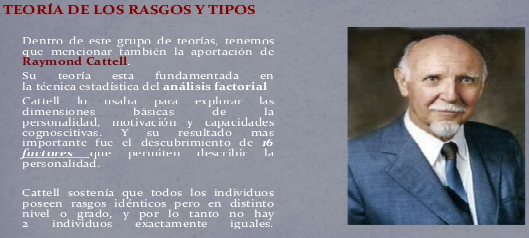 TEORIA DE LA PERSONALIDAD RAYMOND CATTELL