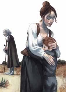 La madre de Lázaro se casa y tiene un hijo