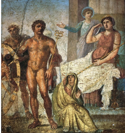 El càstig d’Ixió, casa Vetti, Pompeia (art cristià primitiu)