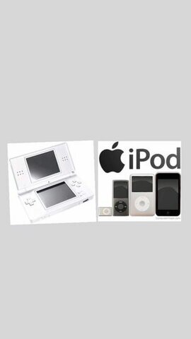 Nintendo DS Lite and iPod