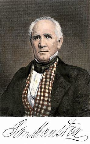 Sam Houston becomes President of Texas