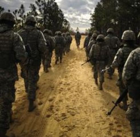 Leaving for basic training!