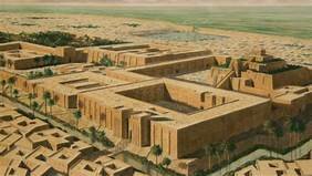 Los sumerios construyen templos llamados zigurats para adorar a sus dioses