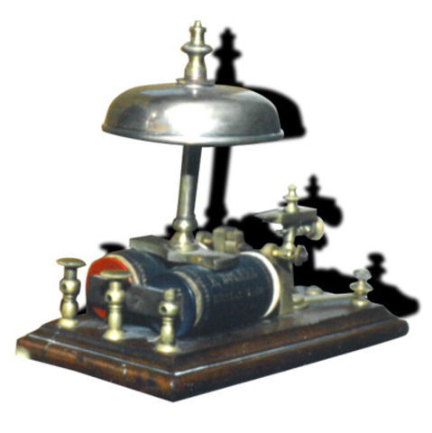 A burglar alarm using ultrasonic or radio waves was patented by  Samuel Bagno.