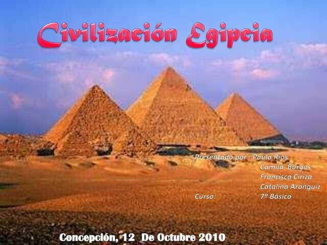 Civilizaciòn de Egipto