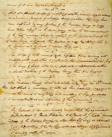 Signing of the Treaties of Velasco