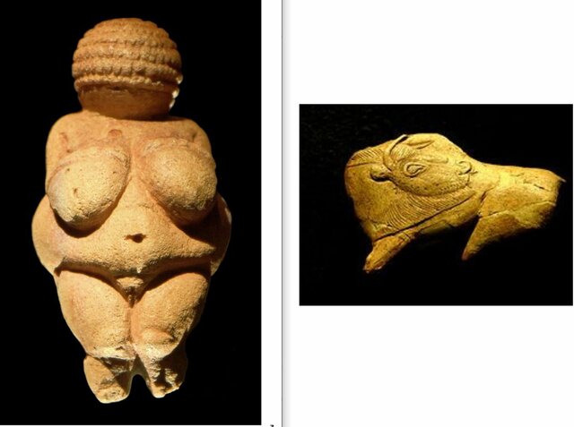 Escultura prehistórica 2.5 Millones de años atrás.