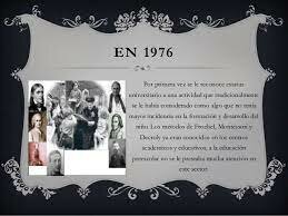 1976. Se Crea la Carrera en Educación Preescolar