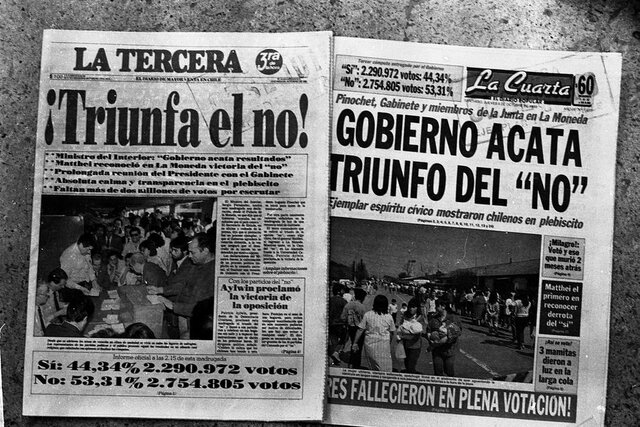 plebiscito para decidirla continuidad del gobierno militar