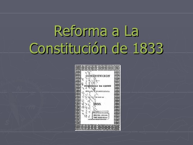 Reforma administrativa de 1833