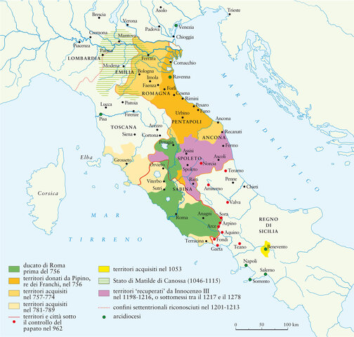 nasce il patrimonio di S. Pietro