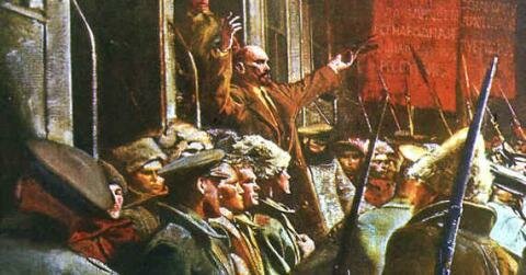 Abr 16, 1917, Lenin regresa a Rusia