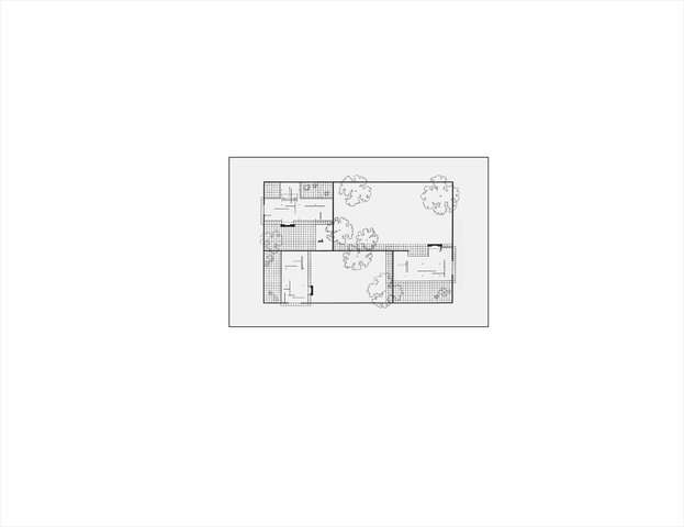 Casa con tres patios