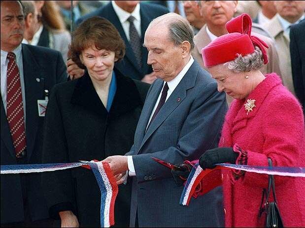 Inauguración del Eurotúnel