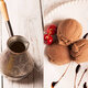 42653444 collage from photos of chocolate ice cream
