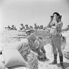 Inicio de la primera batalla de El Alamein