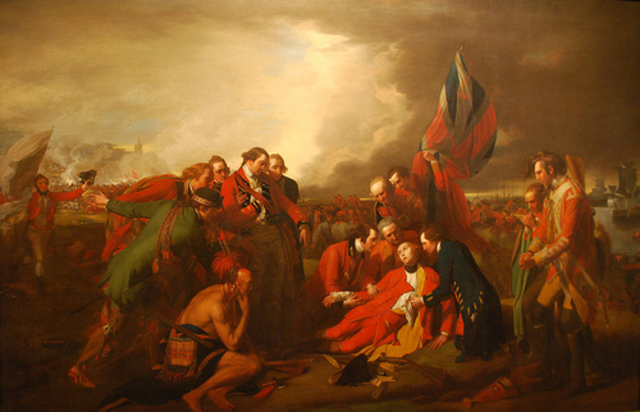 The battle of the Plains of Abraham