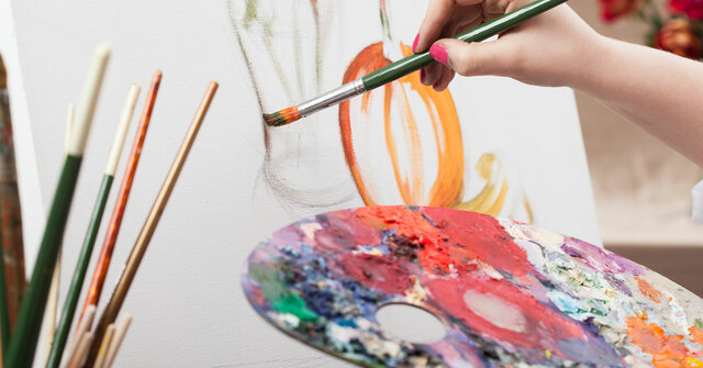 Première fois dans un cours de peinture