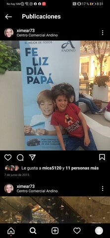 J'ai été engagé pour faire une pub pour un centre commercial appelé Andino