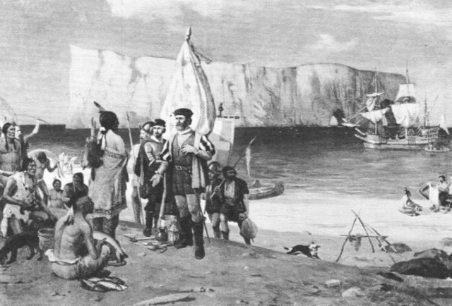 Population and Settlement: Jacques Cartier's first voyage