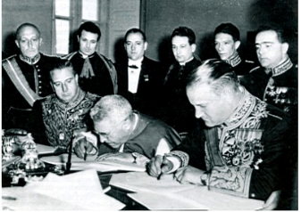 1953  Acuerdo con el Vaticano- Acuerdos con EUU