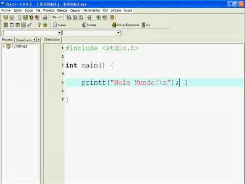 Mi primer "Hola mundo"
