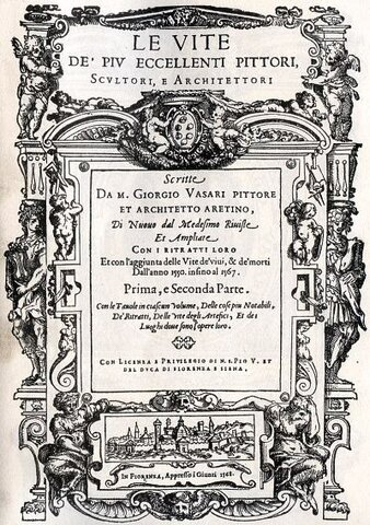 Pubblicazione delle "VITE" di Giorgio Vasari