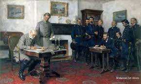 Surreneder at Appomattox Courthouse