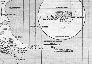 La zona de exclusion de Reino Unido