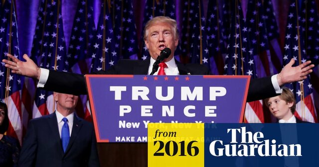 Trump is elected president
