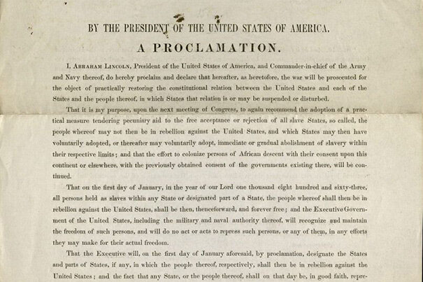 Emancipation Proclamation