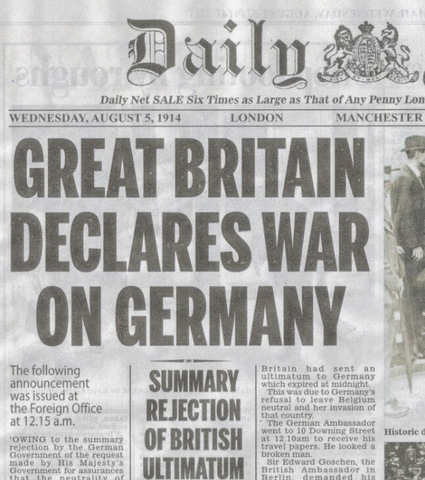 France/GB Declare War on Germany