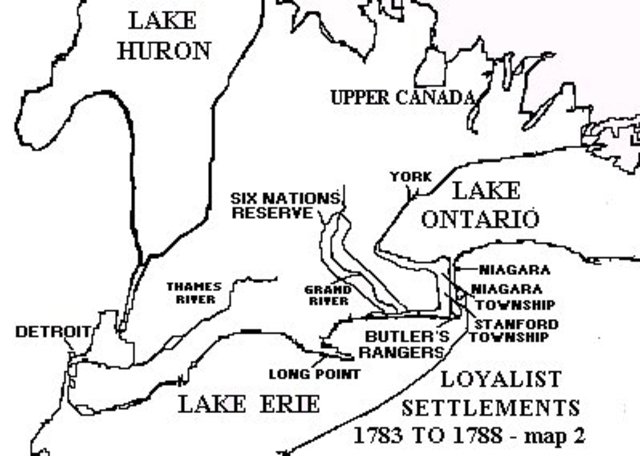 Settlement of the Loyalist