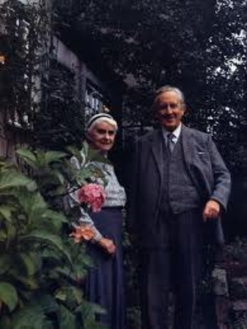 Married Edith while on leave from war.