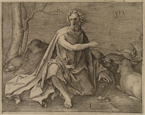 S. XVI RENAIXEMENT Johannes de Doper in de woestijn