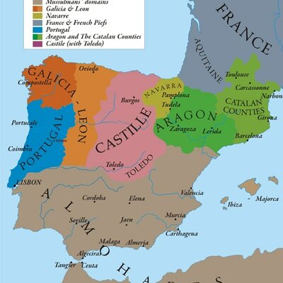 Timeline: reinos cristianos