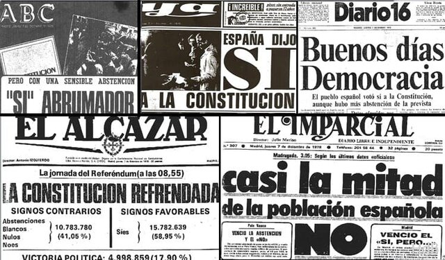 Aprobación por referéndum de la Constitución.