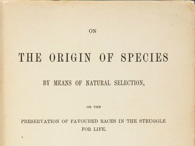 Teoría del Origen de las especies presentada por Charles Darwin