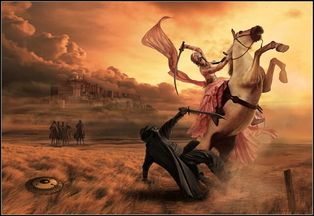 Turks fought with Razia