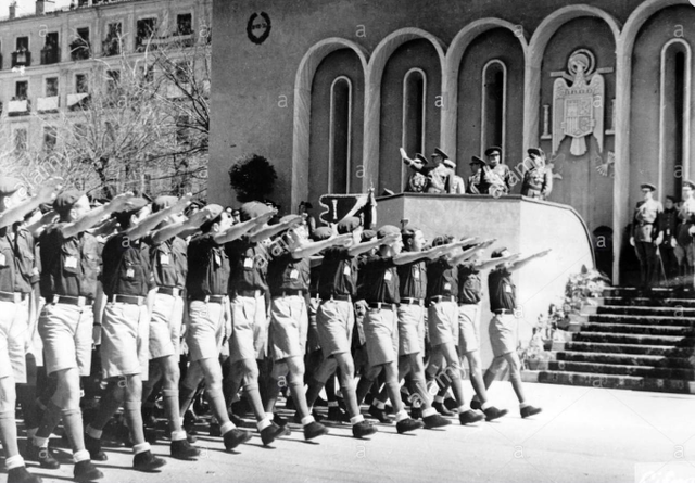 1.2.Los organismos que empleó el franquismo para adoctrinar a la población y para lograr el autoabastecimiento del país.