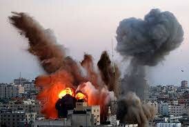 Israel hits Palestine(Gaza strip) with air strikes