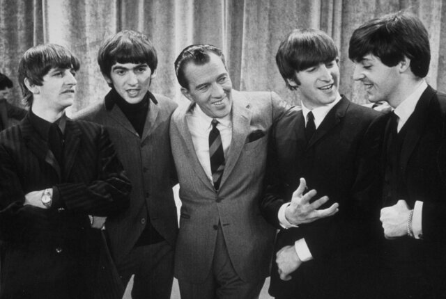 The Beatles appear on the Ed Sullivan Show