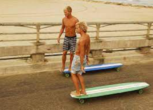 "Sidewalk Surfing"