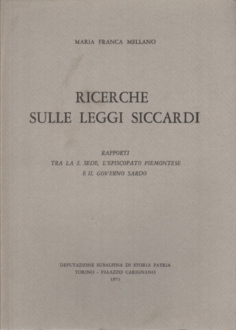 Leggi Siccardi
