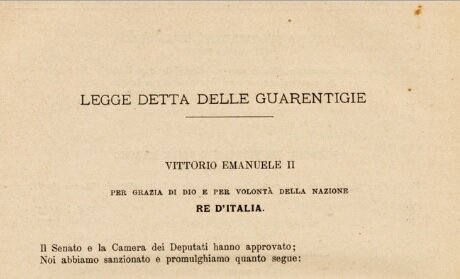 Legge delle Guarentigie
